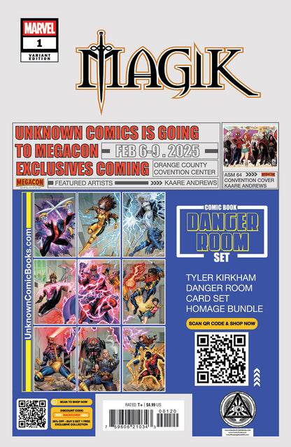 Magik #1 Unknown Comics Alexander Lozano Exclusive Var (01/08/2025) - Collectors World Toys