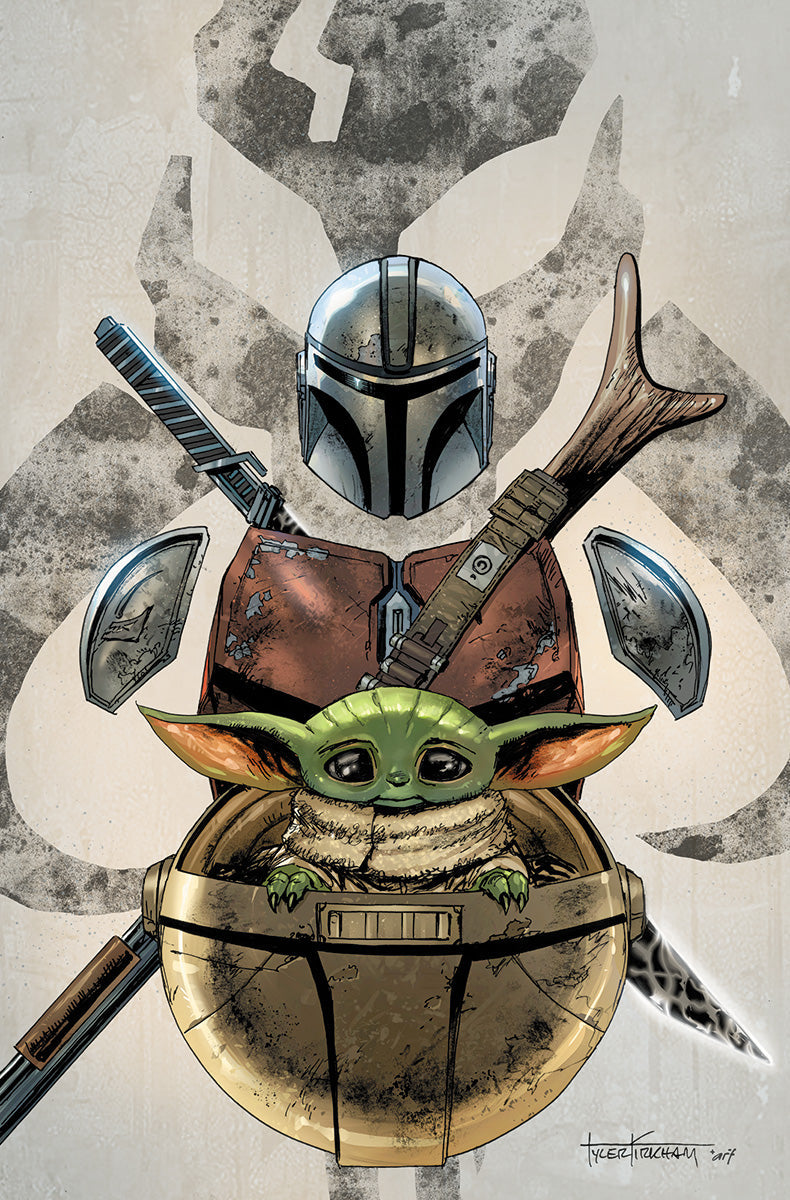 Star Wars: The Mandalorian #1 Unknown Comics Tyler Kirkham Exclusive Virgin Var (07/06/2022) - Collectors World Toys Main image