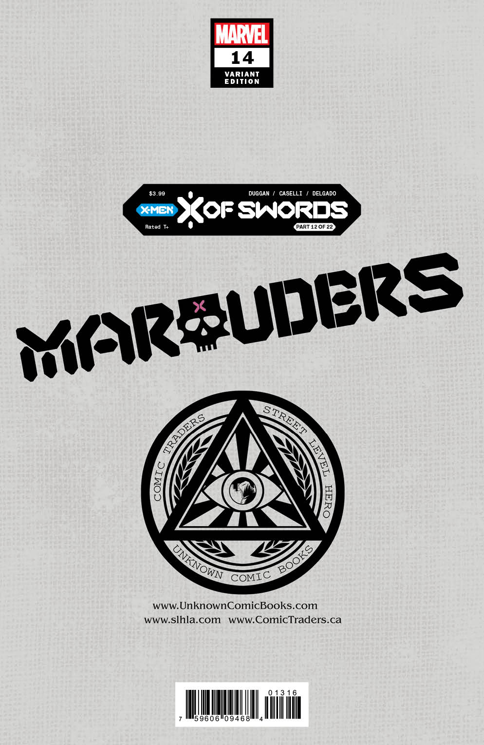 Marauders #14 Unknown Comics David Nakayama Exclusive Var Xos (11/04/2020) - Collectors World Toys