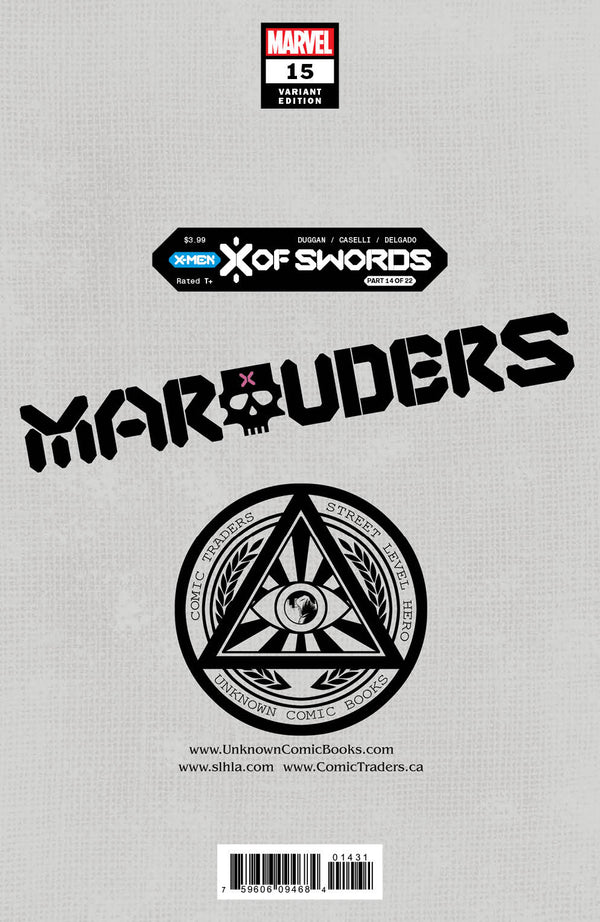 Marauders #15 Unknown Comic Dave Rapoza Exclusive Var Xos (11/11/2020) - Collectors World Toys
