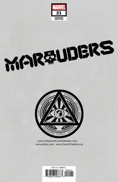 Marauders #21 Unknown Comics David Nakayama Exclusive Virgin Var Gala (06/02/2021) - Collectors World Toys