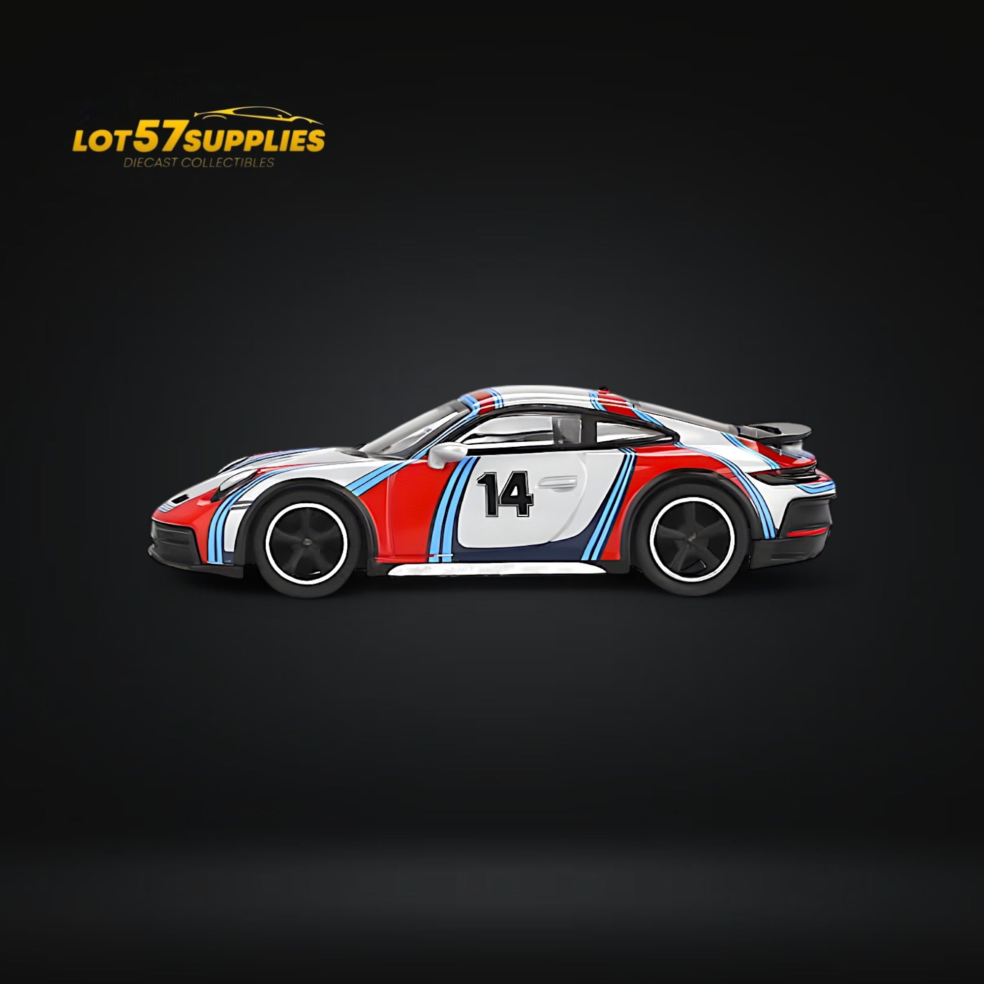 (Pre-Order) Mini-GT Porsche 911 Dakar “Rally 1974” Ice Grey Metallic 1:64 MGT00964 - Collectors World Toys