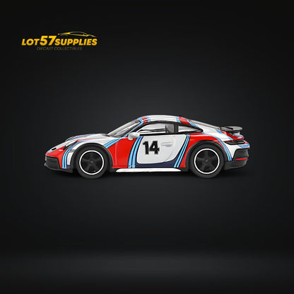 (Pre-Order) Mini-GT Porsche 911 Dakar “Rally 1974” Ice Grey Metallic 1:64 MGT00964