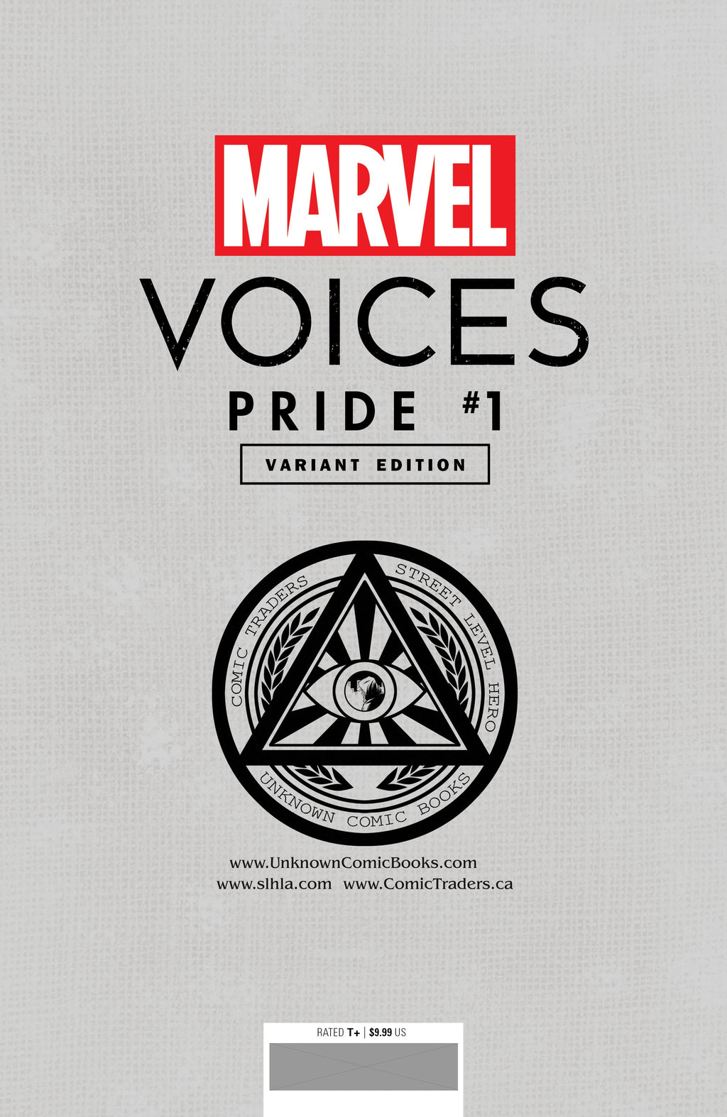 Marvels Voices Pride #1 Unknown Comics Tyler Kirkham Exclusive Var (06/23/2021) - Collectors World Toys