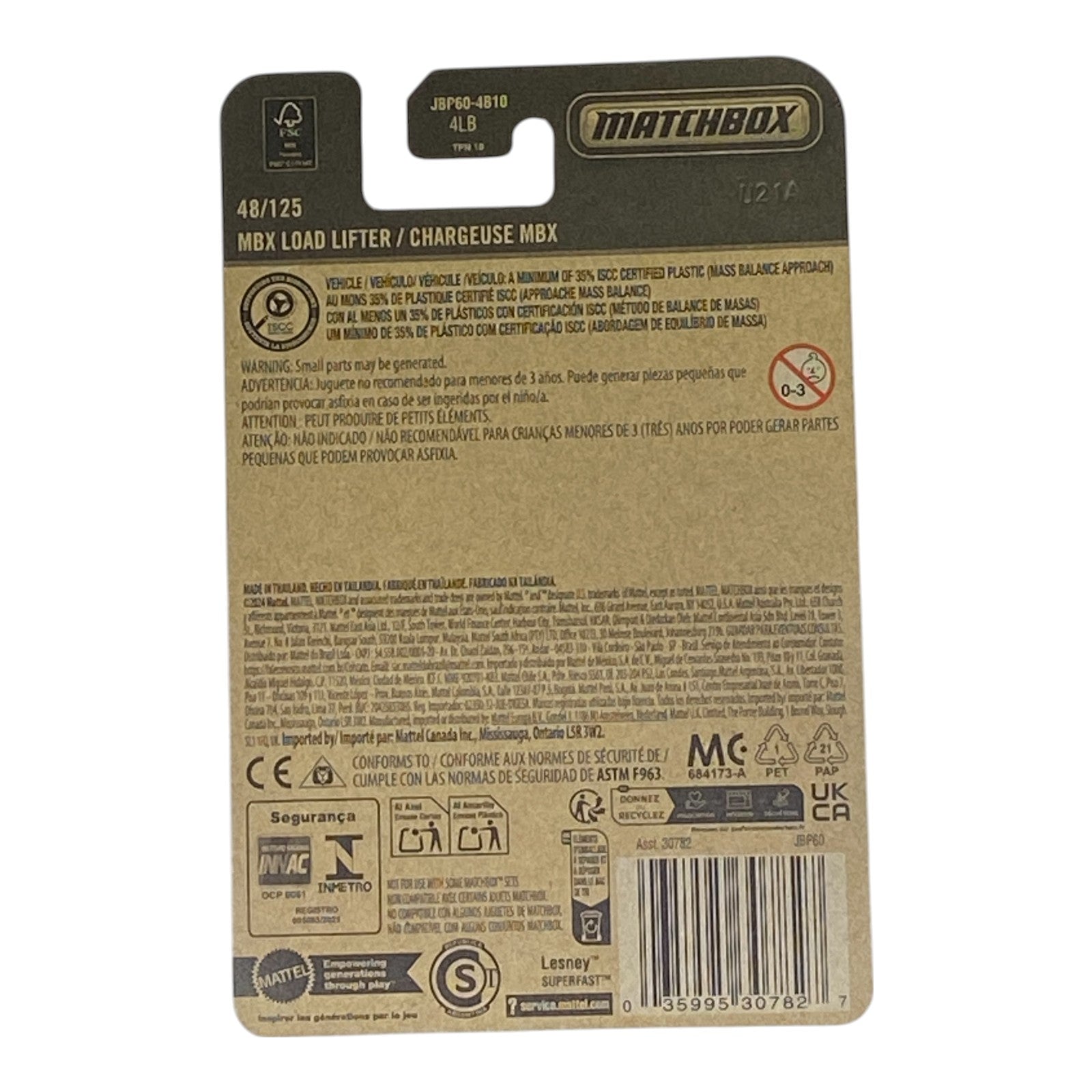 Matchbox MBX Load Lifter / Chargeuse MBX - 2025 Matchbox Series 48/125