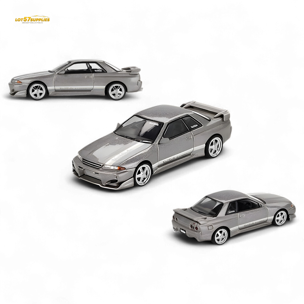 Nissan Skyline GT-R (R32) Veilside Combat C-I Veilside Combat Grey #971 1:64 - Collectors World Toys