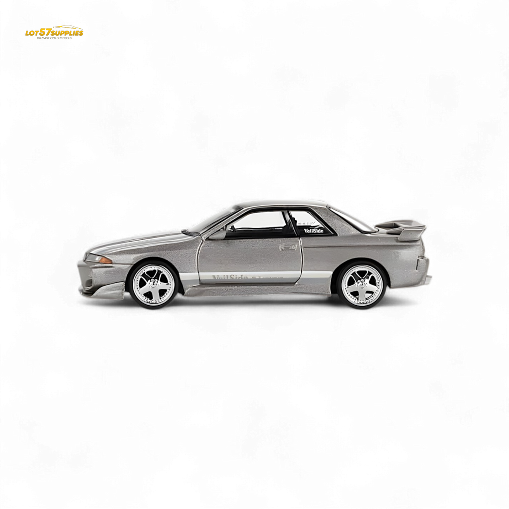 Nissan Skyline GT-R (R32) Veilside Combat C-I Veilside Combat Grey #971 1:64 - Collectors World Toys