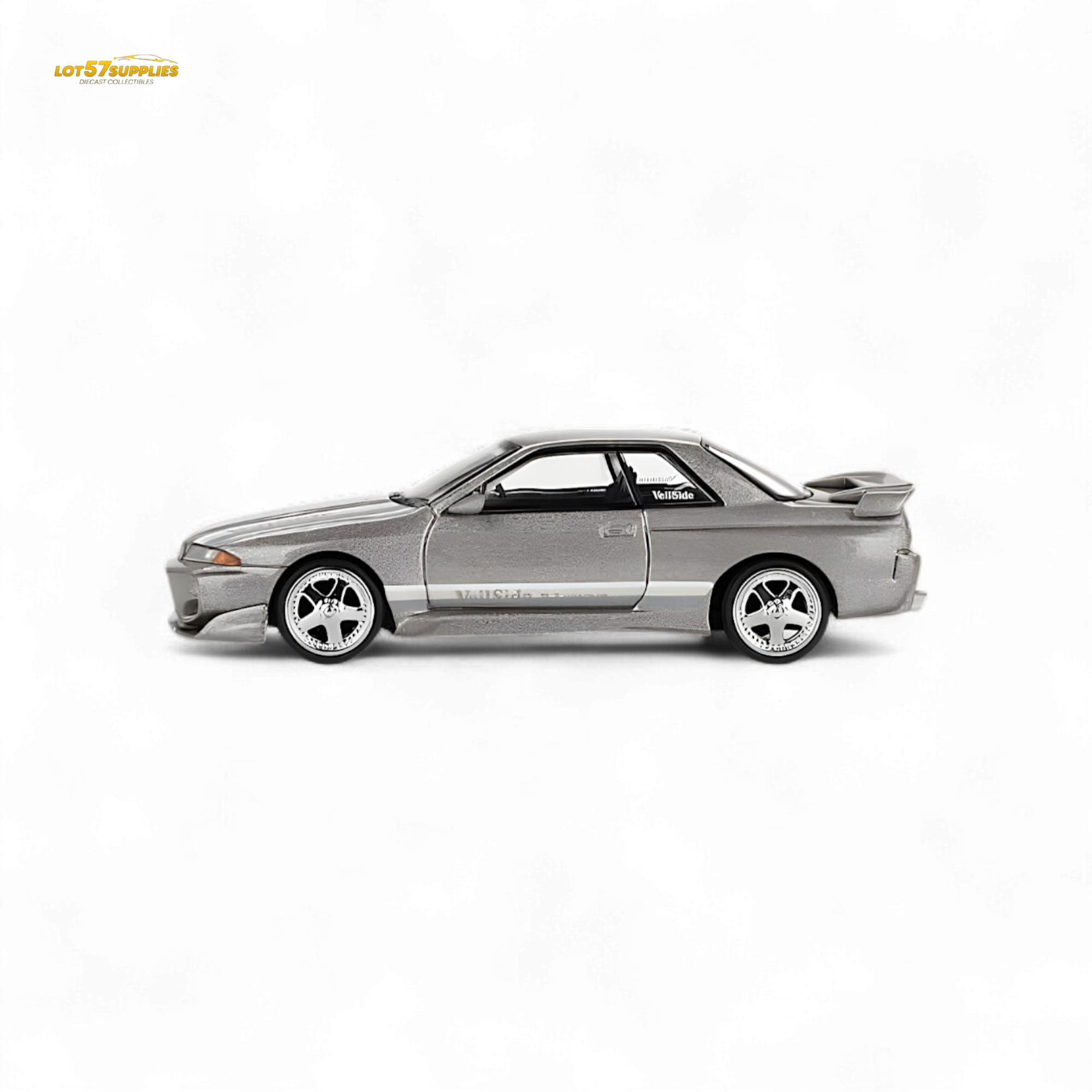 Nissan Skyline GT-R (R32) Veilside Combat C-I Veilside Combat Grey #971 1:64 - Collectors World Toys