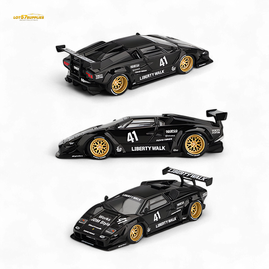 (Pre-Order) Mini GT Lamborghini Countach LB-WORKS - Black 1:64 - Collectors World Toys