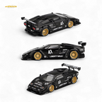 (Pre-Order) Mini GT Lamborghini Countach LB-WORKS - Black 1:64 - Collectors World Toys