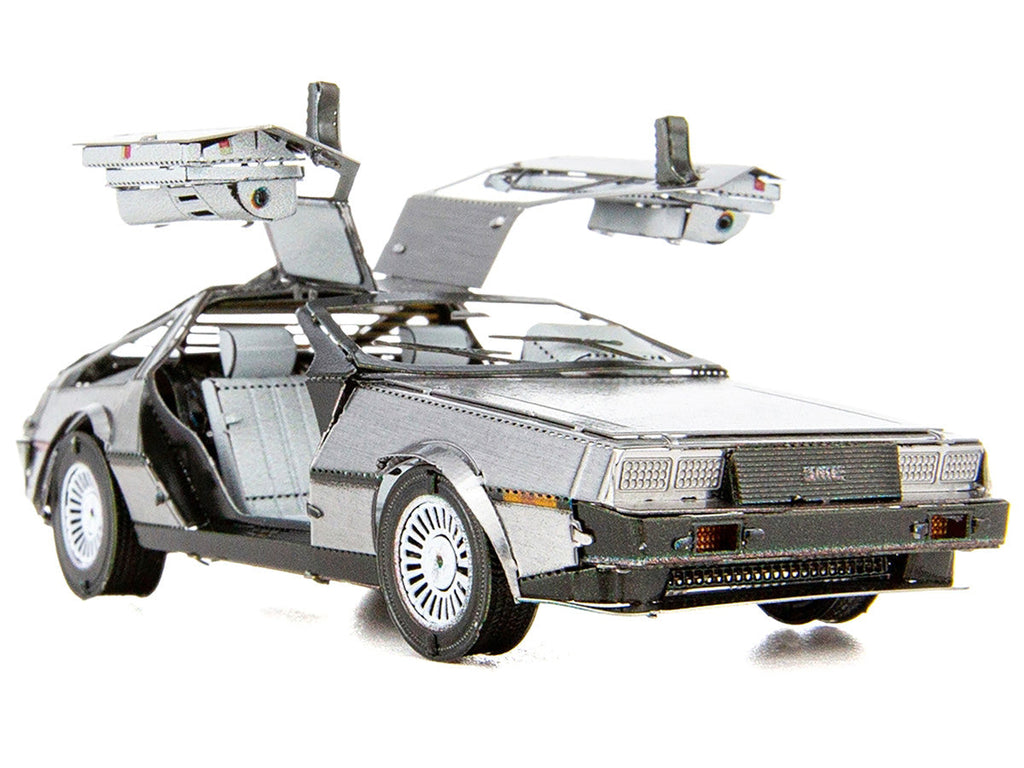 Metal Earth - Model Kit DeLorean Brushed Metal (Moderate Difficulty) Steel Model
