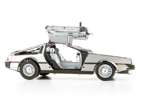 Metal Earth - Model Kit DeLorean Brushed Metal (Moderate Difficulty) Steel Model