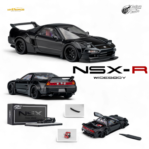 (Pre-Order) Microturbo NSX-R WideBody - Gloss Black 1:64