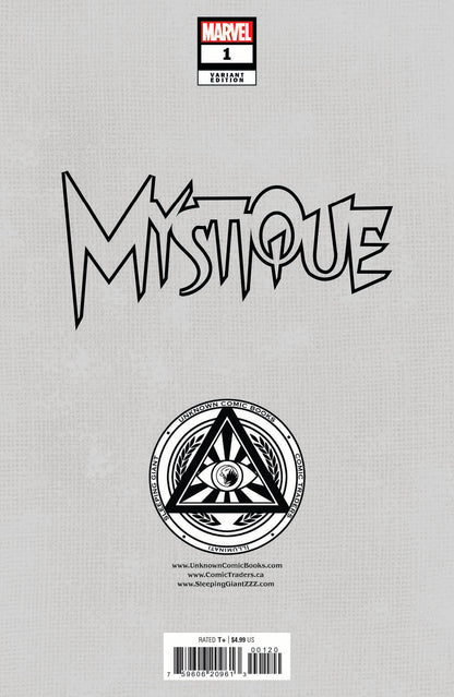 Mystique #1 Unknown Comics Kaare Andrews Connecting Cover Exclusive Var (10/16/2024) - Collectors World Toys