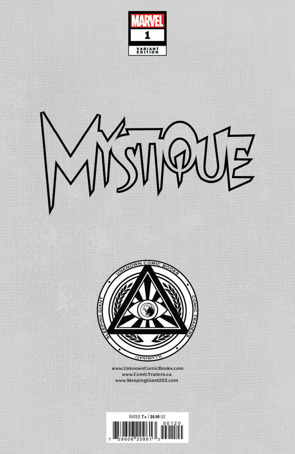 Mystique #1 Unknown Comics Kaare Andrews Connecting Cover Exclusive Var (10/16/2024) - Collectors World Toys