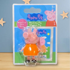 Mummy Pig / Maman Pig Mini Figure with Bonus Card - Peppa Pig Collection - Collectors World Toys