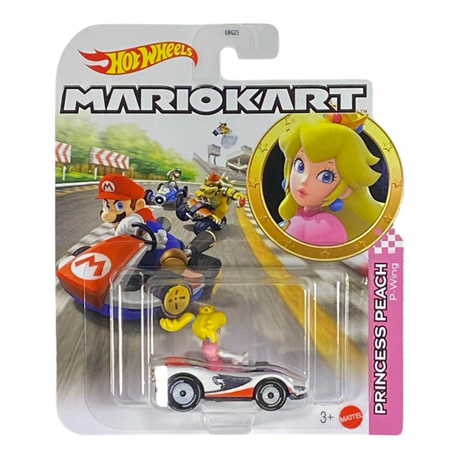 Hot Wheels Mario Kart Princess Peach P-Wing Hover Image