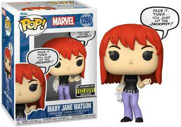 Pop! Marvel: Spider-Man - Mary Jane Watson (With Speech Bubble) Entertainment Earth Exclusive Main image