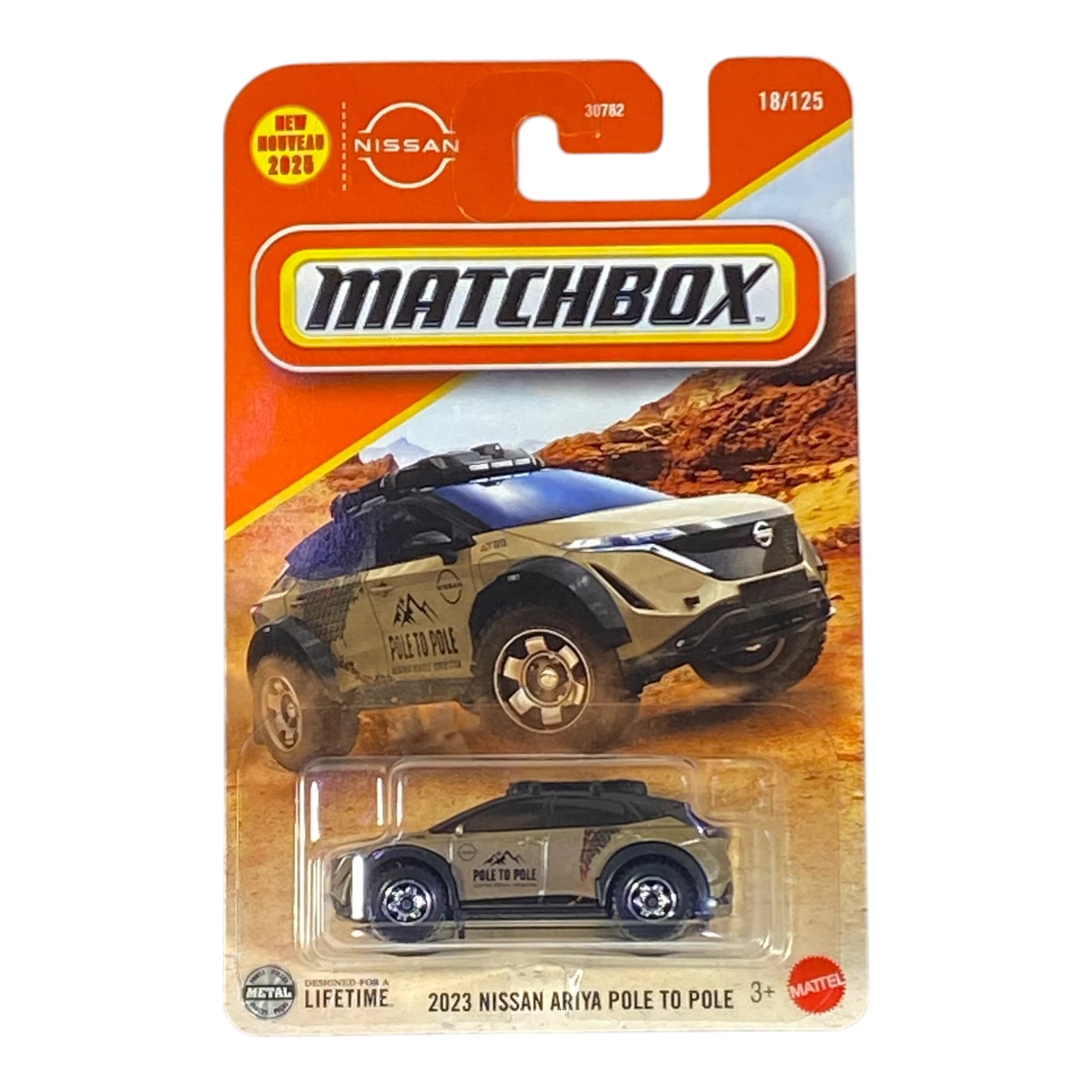 Matchbox 2023 Nissan Ariya Pole To Pole - 2025 Matchbox Series 18/125 Main image