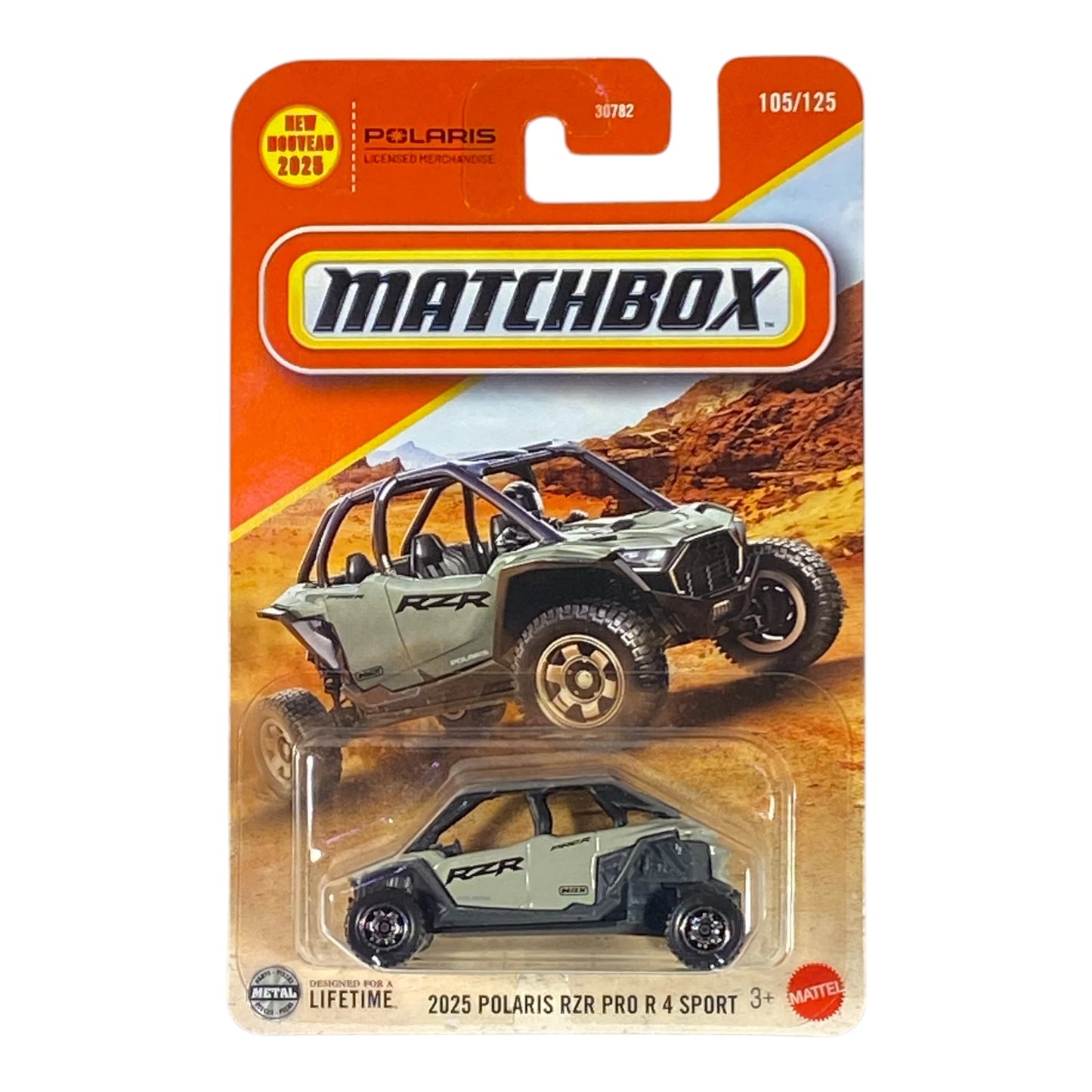 Matchbox 2025 Polaris RZR Pro R 4 Sport - 2025 Matchbox Series 105/125