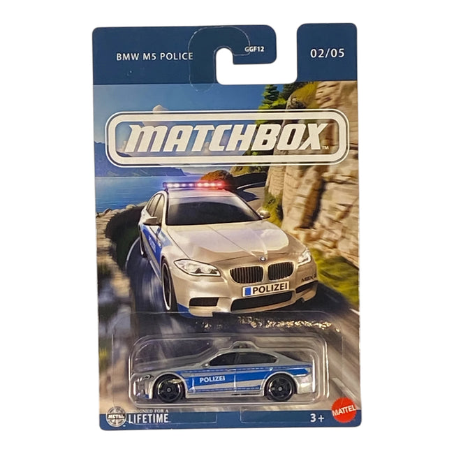 Matchbox BMW M5 Police - Matchbox Series 02/05 - Collectors World Toys Hover Image