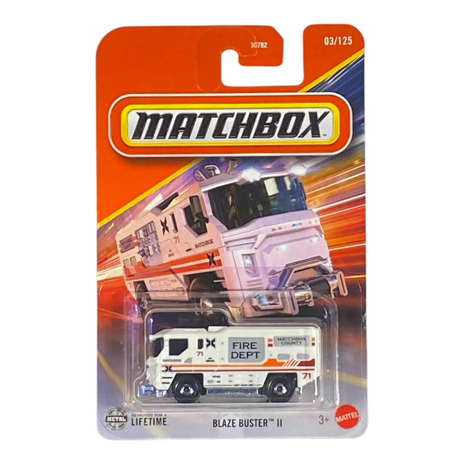 Matchbox Blaze Blaster II - 2025 Matchbox Series 03/125 - Collectors World Toys Hover Image