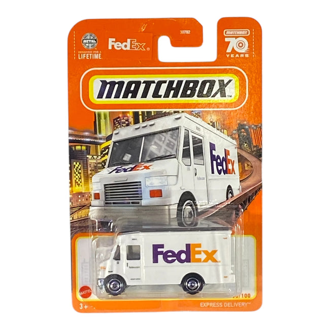 Matchbox Express Delivery - FedEx - Matchbox 70 Years Series 56/100 - Collectors World Toys Hover Image