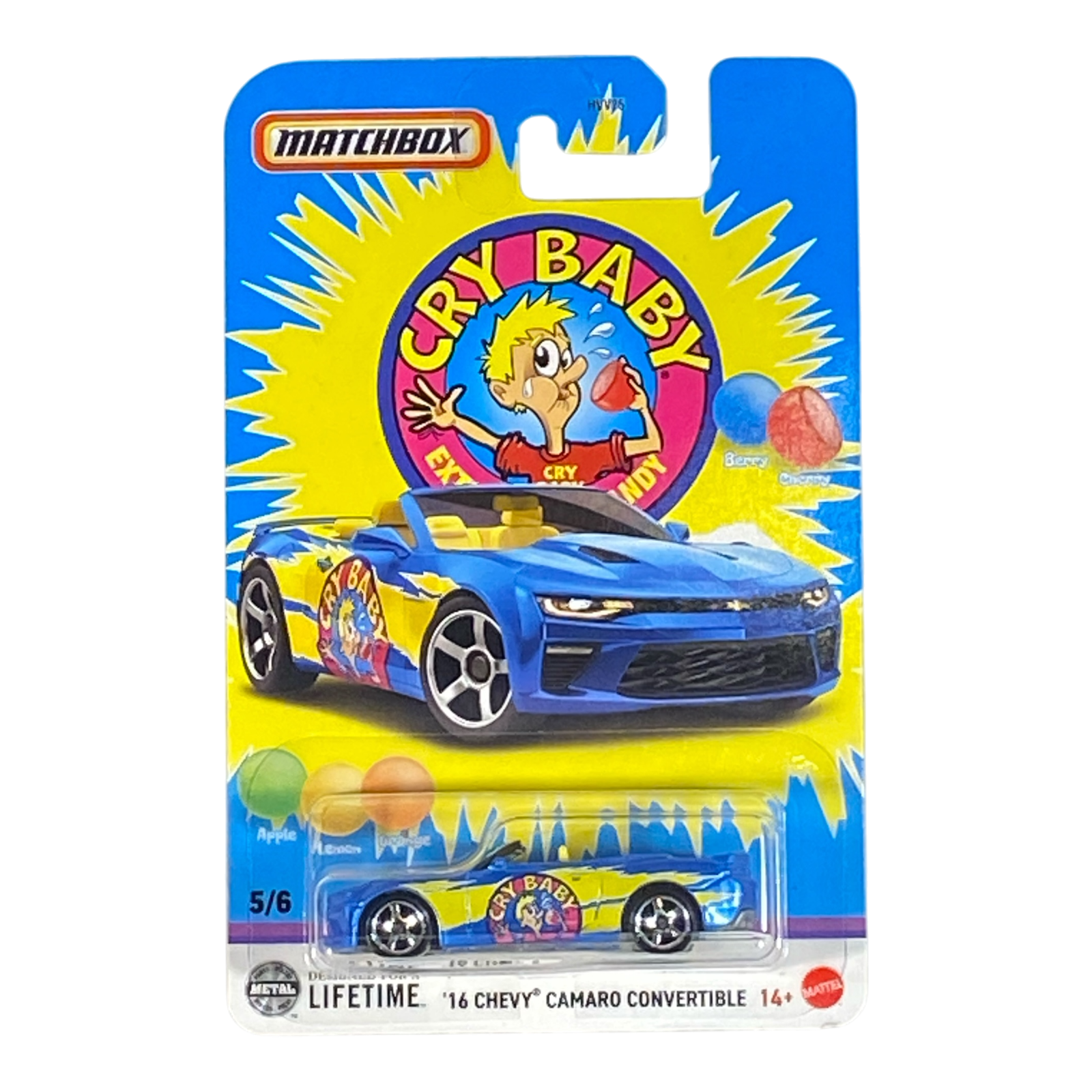 Matchbox '16 Chevy Camaro Convertible "Cry Baby" - Matchbox Candy Series 5/6 Main image