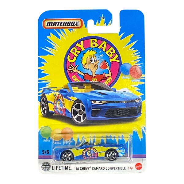 Matchbox '16 Chevy Camaro Convertible "Cry Baby" - Matchbox Candy Series 5/6