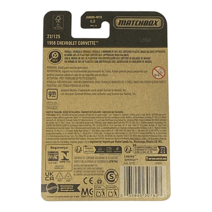 Matchbox 1958 Chevrolet Corvette - 2026 Matchbox Series 22/125