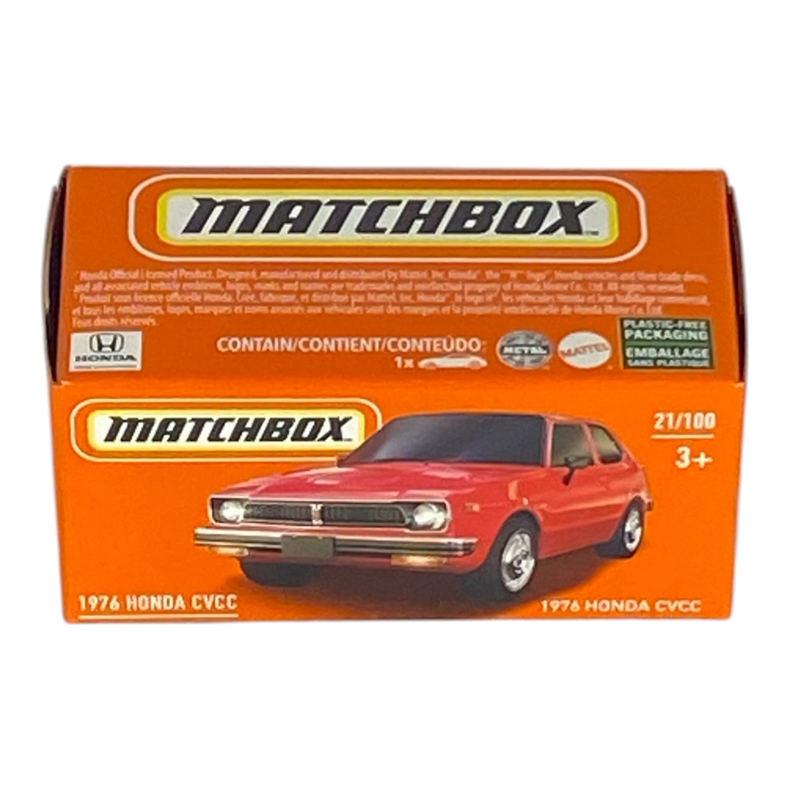 Matchbox 1976 Honda CVCC | Matchbox Series 21/100 Secondary image