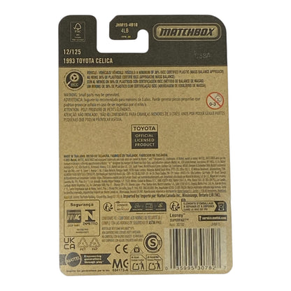 Matchbox 1993 Toyota Celica - 2026 Matchbox Series 12/125