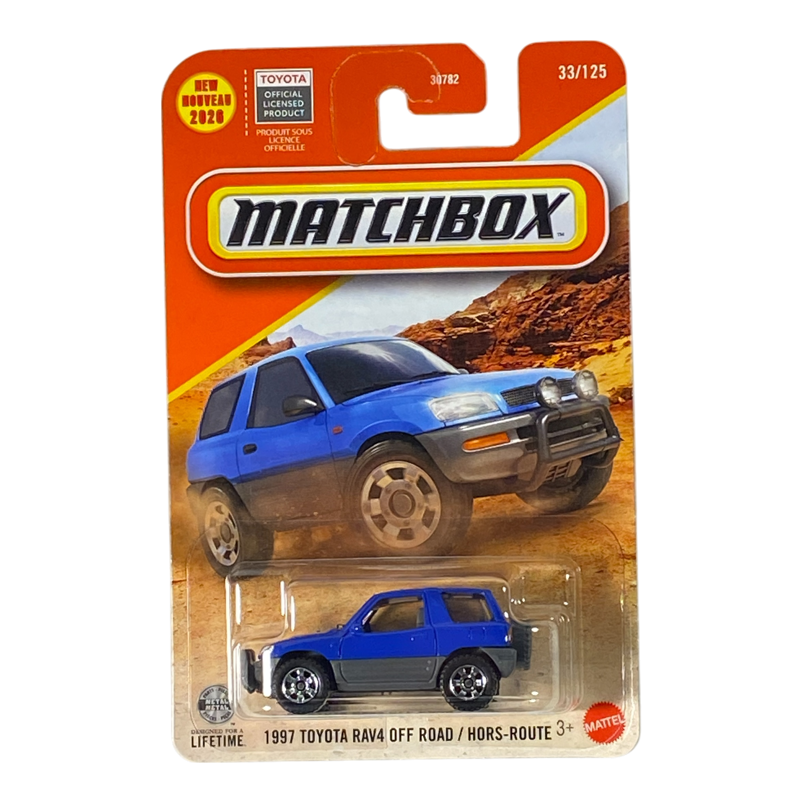 Matchbox 1997 Toyota RAV4 Off Road / Hors-Route - 2026 Matchbox Series 33/125 Main image