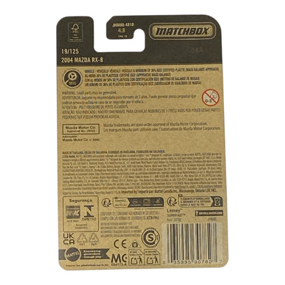 Matchbox 2004 Mazda RX-8 - 2026 Matchbox Series 19/125