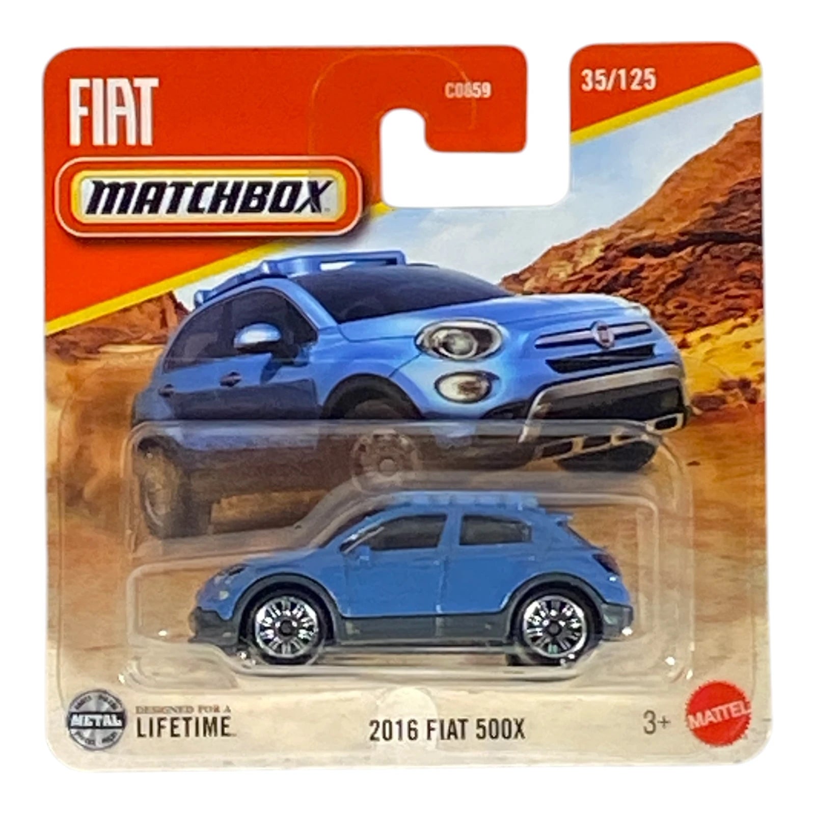 Matchbox 2016 Fiat 500X - 2025 Matchbox Series 35/125 (Short Card) Main image