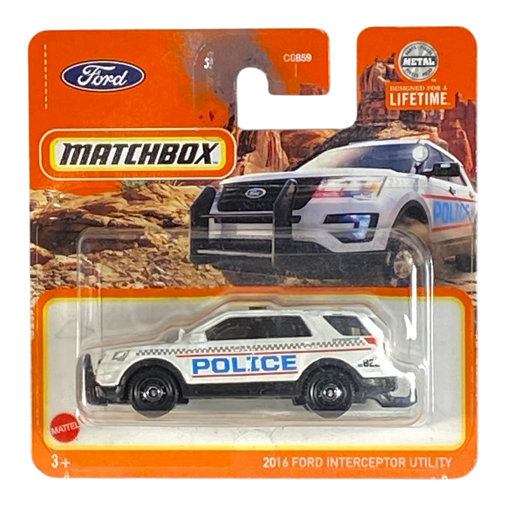 Matchbox 2016 Ford Interceptor Utility | Short Card