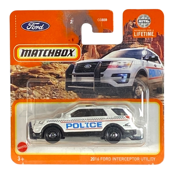 Matchbox 2016 Ford Interceptor Utility | Short Card