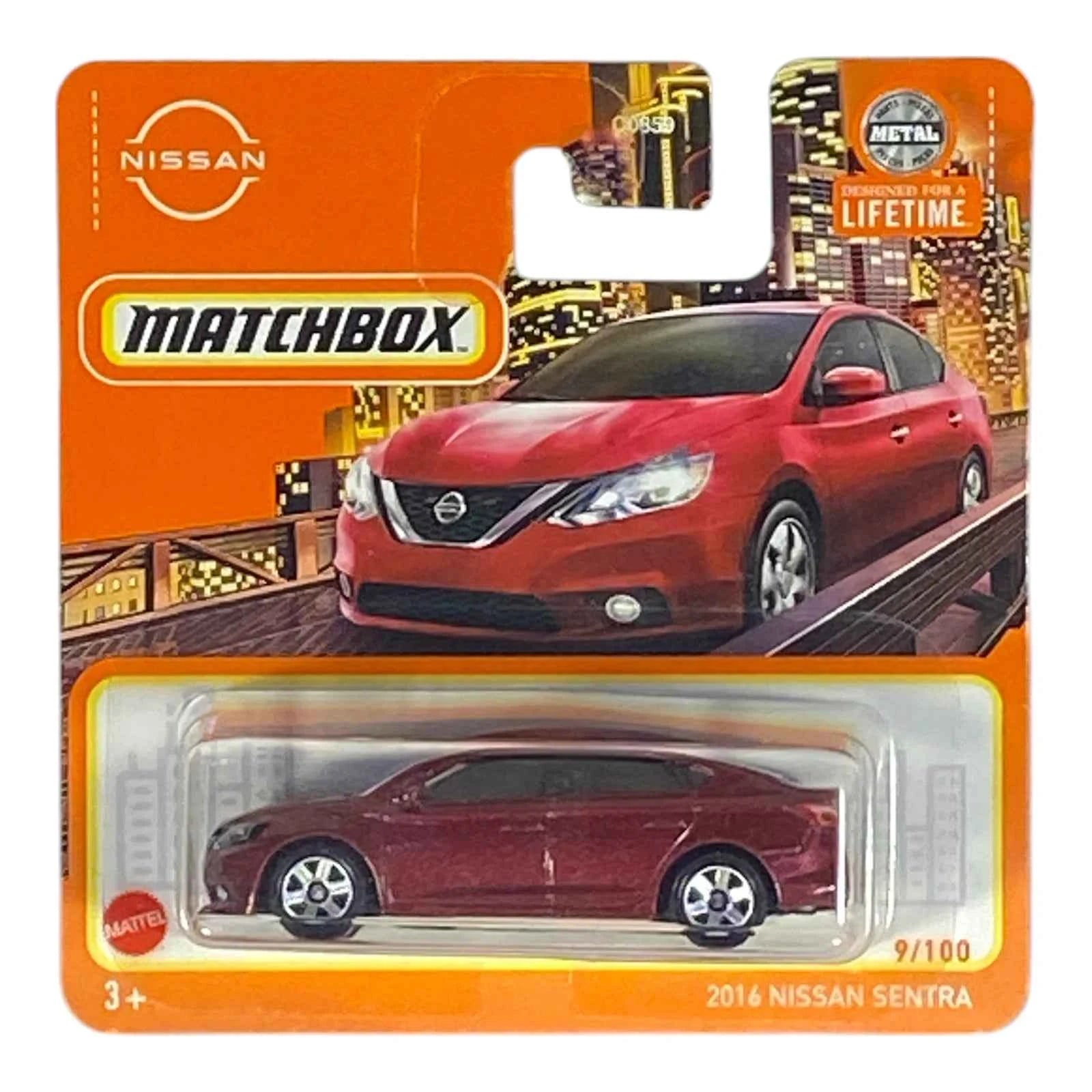 Matchbox 2016 Nissan Sentra - Matchbox Series 9/100 Short Card Main image
