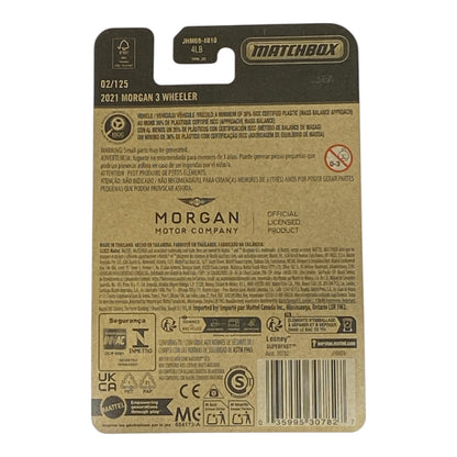 Matchbox 2021 Morgan 3 Wheeler - 2026 Matchbox Series 02/125