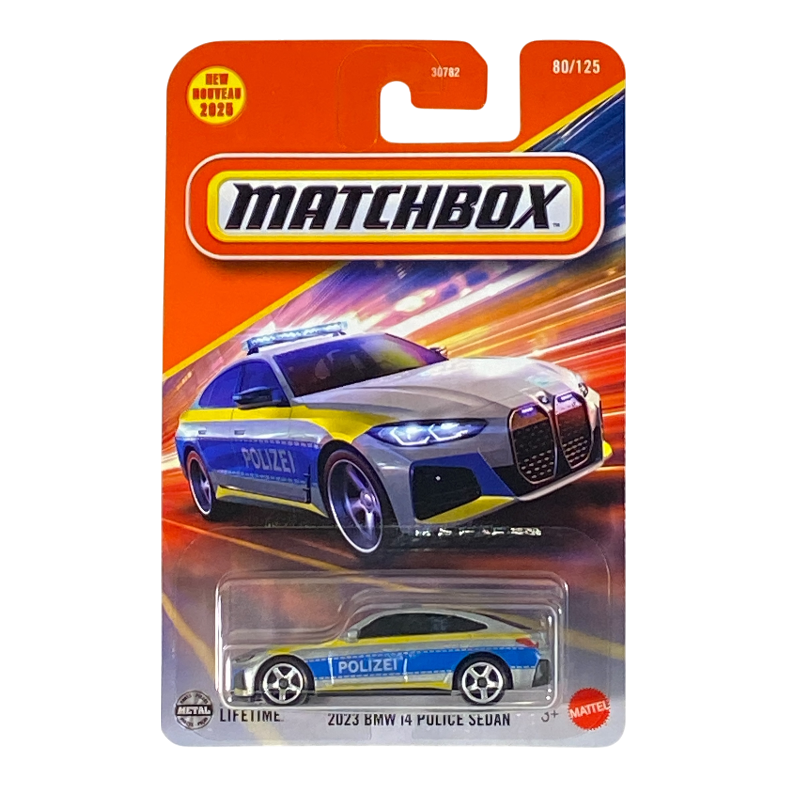 Matchbox 2023 BMW i4 Police Sedan - 2025 Matchbox Series 80/125