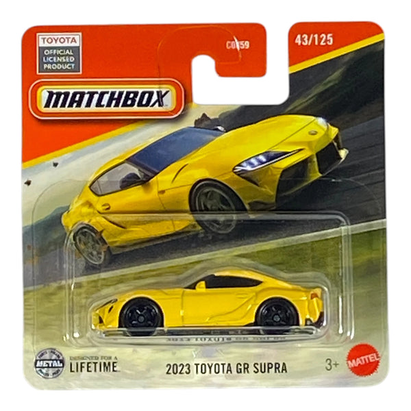 Matchbox 2023 Toyota GR Supra | 2025 Matchbox Series 43/125 Short Card