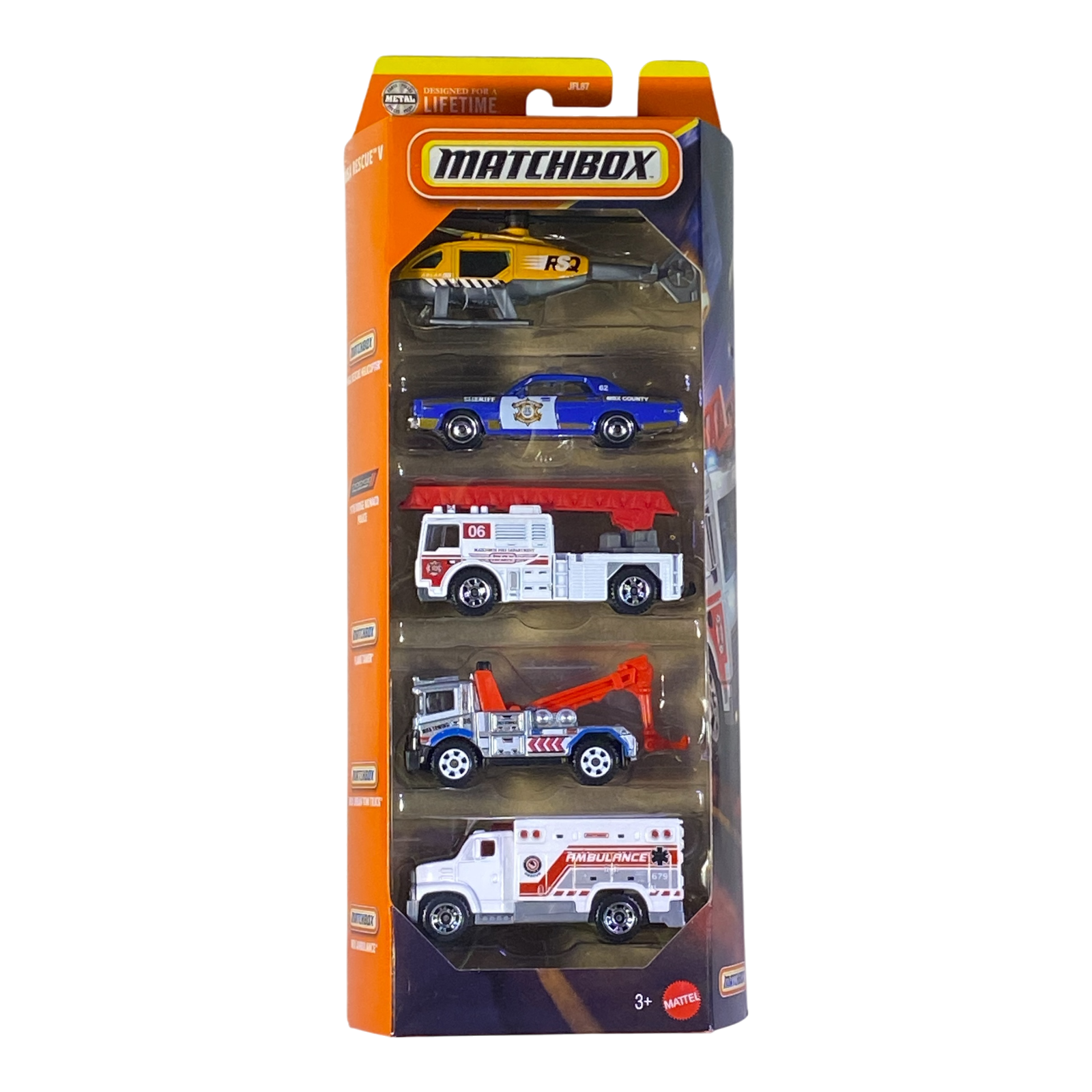 Matchbox 5 Packs - MBX Rescue V Main image