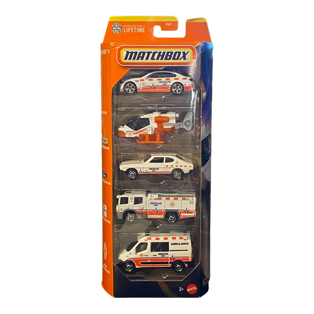 Matchbox 5 Packs - MBX Rescue V