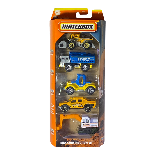 Matchbox 5 Packs - MBX Construction VII