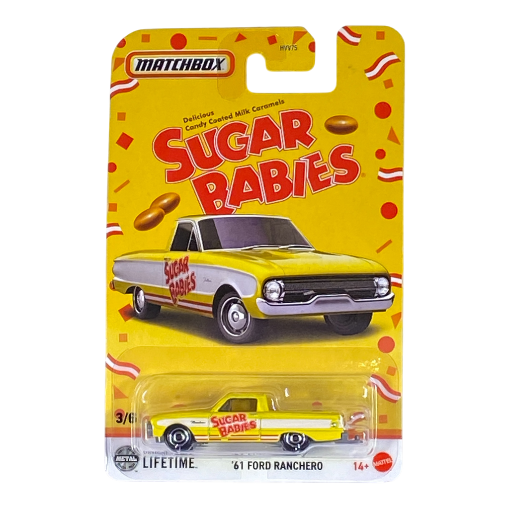 Matchbox '61 Ford Ranchero "Sugar Babies" - Matchbox Candy Series 3/6