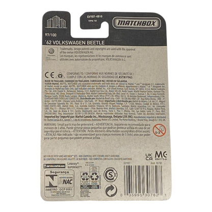 Matchbox '62 Volkswagen Beetle - Matchbox Series 97/100