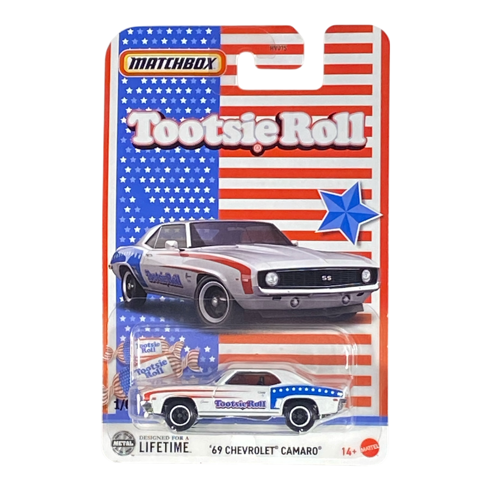 Matchbox '69 Chevrolet Camaro "Tootsie Roll" - Matchbox Candy Series 1/6 Main image