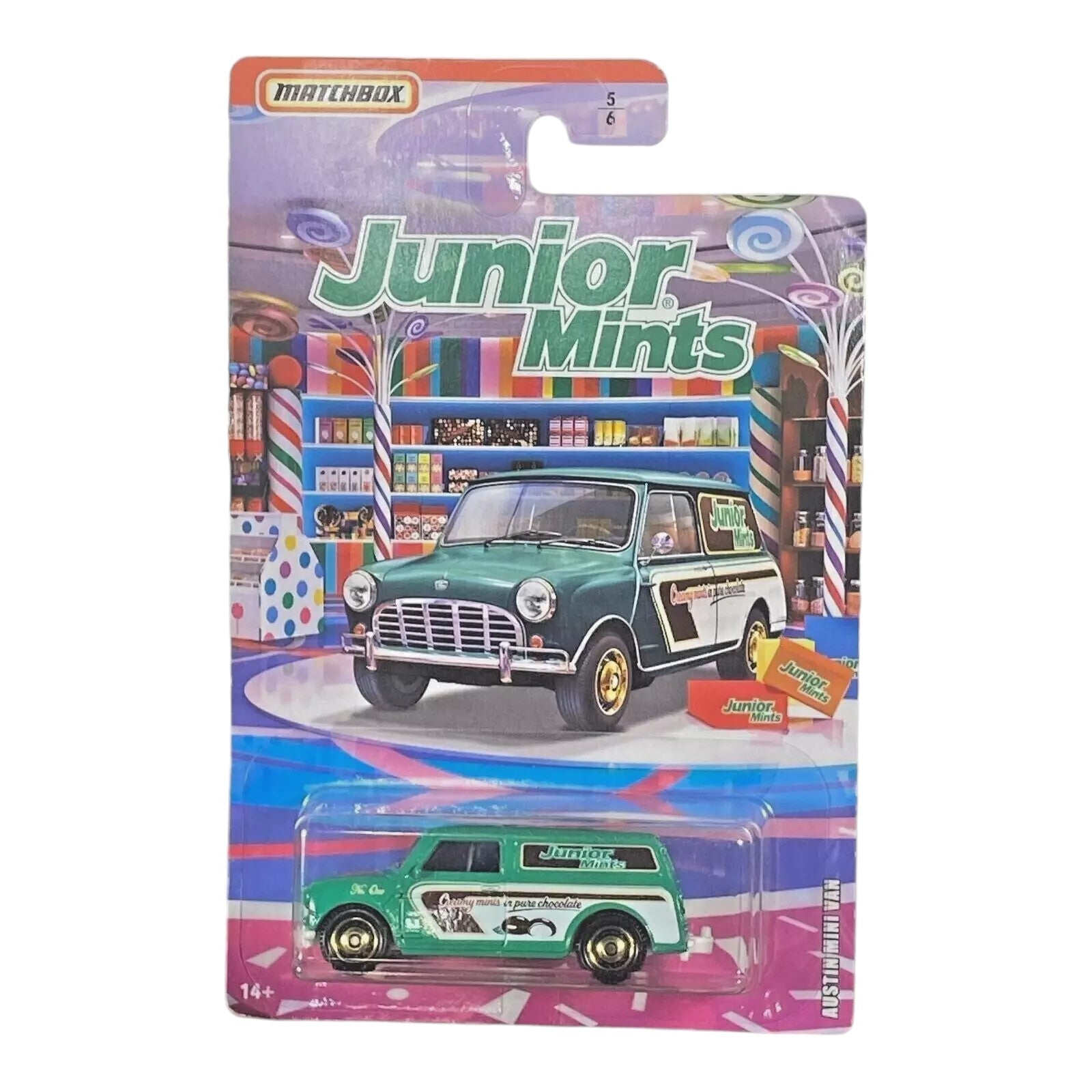 Matchbox Austin Mini Van - Sweet Rides Series 5/6 Junior Mints