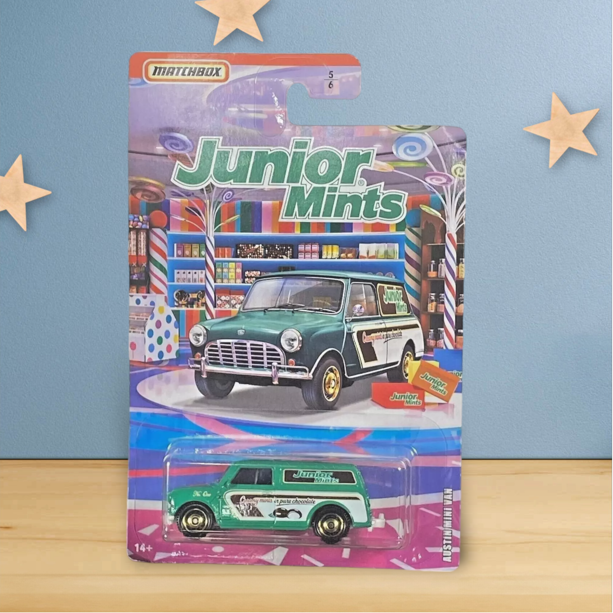 Matchbox Austin Mini Van - Sweet Rides Series 5/6 Junior Mints