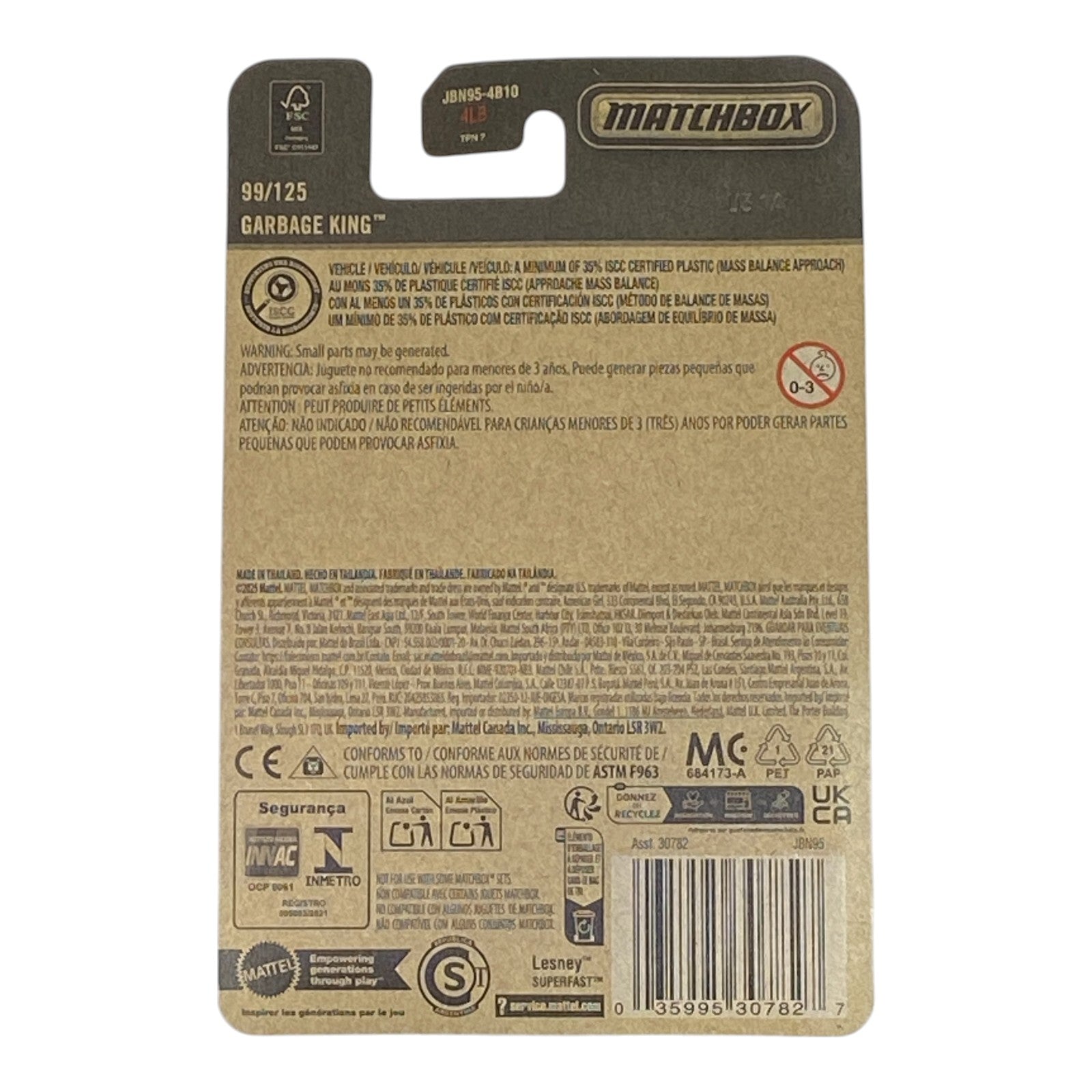 Matchbox Garbage King | 2025 Matchbox Series 99/125 Secondary image